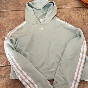Cropped Adidas hoodie